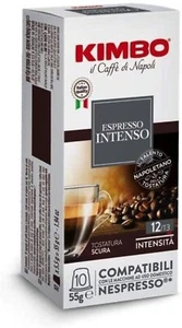 200 Capsule Caffe Kimbo Miscela POMPEI Compatibili Nespresso Tostatura Scura. - Foto 1 di 2