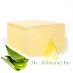 Base sapone e fusione glicerina trasparente ALOE VERA scegli taglia spedizione gratuita - Foto 1 di 5