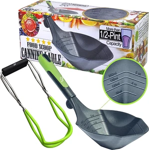 Canning Jar Lifter and Canning Ladle Scoop Tools, Canning Supplies, ½-Pint Capac - Picture 1 of 12