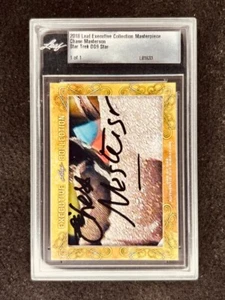 Chase Masterson 2018 Leaf Masterpiece Cut Signature signed 1/1 JSA Star Trek DS9 - Imagen 1 de 2