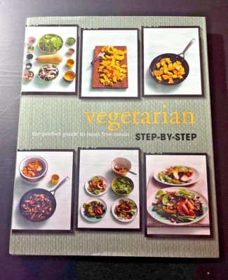 Vegetarian step by step cookbook the perfect guide to meat free meals Foto 1 de 4