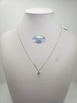 Recarlo Collar Mujer Punto De Luz Oro Blanco 18Kt Y Diamante 0.20 Ct (0191) - Imagen 1 de 4