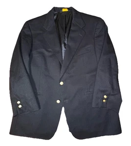 Brooks Brothers 100% Wool Navy Blazer Brooksease 42S Made USA Ivy Trad - Picture 1 of 10