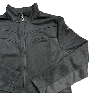 Spyder Women's Full Zip Jacket Black Athletic Warm Up Activewear Large - Picture 1 of 10
