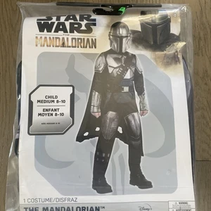 Costume Star Wars Disney Mandaloriano Bambino Medio 8-10 Nuovo - Foto 1 di 5