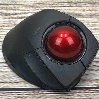 ELECOM Deft Pro Trackball Mouse M-DPT1MR Wireless Ergonomic 8 Button Bluetooth - Image 1 of 4