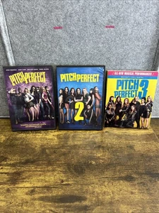 Pitch Perfect DVDs Complete Trilogy Individual Cases  PP3 is Blu-Ray And DVD - Picture 1 of 4