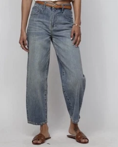 NEW Womens Size 29 Oliver Logan Harlow barrel crop fit jeans Free Shipping! - Picture 1 of 4
