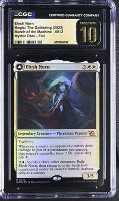 ELESH NORN March of the Machine Foil Mythic CGC Pristine 10 MTG - Image 1 of 2