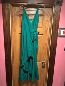 Hutch grünes Wickel-Maxikleid Medium M Anthropologie - Bild 1 von 4