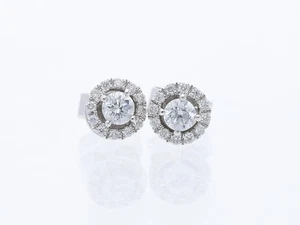 Pendientes Top Price 0,29 ct. Diamantes brillantes oro 750 18k nuevo Deta - Imagen 1 de 7