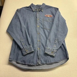 Vintage Herren Denim Motorrad Knopfleiste 2007 Sturgis Jeans Knopfleiste - XL - Bild 1 von 6