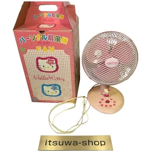 Ventilador Eléctrico Personal Sanrio Hello Kitty Rosa Años 1999 De Colección JAPÓN Limitado - Imagen 1 de 6