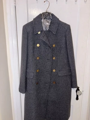 NWT J.Crew Warwick Topcoat in Heather Cement Italian Stadium-cloth Wool Blend 10 - Image 1 of 4