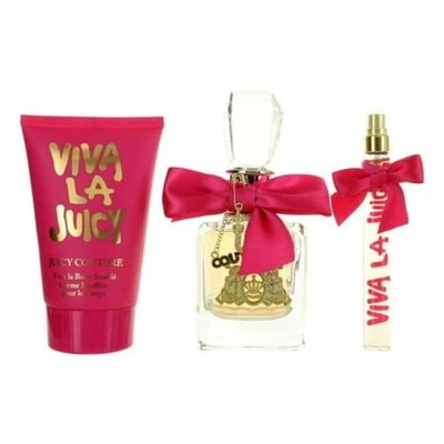VIVA LA JUICY от JUICY COUTURE 3 ПК духи подарочный набор - Изображение 1 из 2