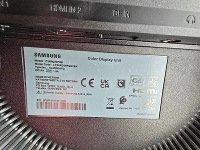 Samsung Bildschirm mit Netzteil - Bild 1 von 2