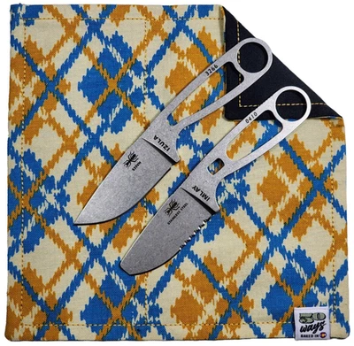 50 WAYS POCKET POCKET HANK Everyday Carry EDC Gear Vintage Fabric Spring Argyle - Image 1 of 3