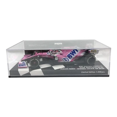 MINICHAMPS RP20 S.Perez Sakhir GP 2020 1/43 Diecast Near Mint Condition JAPAN - Image 1 of 3