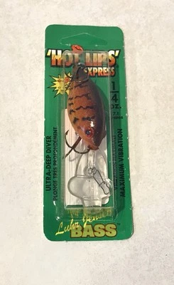 LUHR JENSEN HOT LIPS EXPRESS 1/4oz CRYSTAL CRAWDAD PRE RAPALA PLUG LURE USA NEW - Image 1 of 4