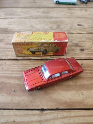 Dinky Toys No.130 Ford Consul Corsair Saloon Car Red - Image 1 of 4