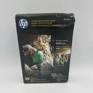 HP Advanced Photo Paper • Glossy • 4”x6” • 100 Sheets • GLOSSY • New /Sealed Box - Picture 1 of 4