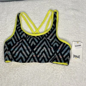 Everlast Wende-Sport-BH säuregelb Unterstützung Größe Large 14 High Impact - Bild 1 von 5