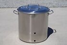 CONCORD Home Brew Stainless Steel Kettle Brewing Stock Pot Beer w/ Precut Holes