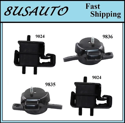 4PCS FRONT & REAR MOTOR MOUNT FIT 2003-2006 Subaru Baja 2.5L - Auto Trans. - Image 1 of 4