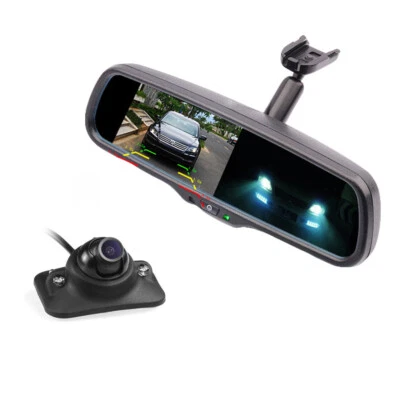 4.3" Car Rear Mirror Monitor No1 Mount Reversing Backup Camera For Ford Mustang - Image 1 of 4