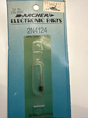 Transistor NPN ARCHER (RADIO SHACK) 276-2057 2N4124 Foto 1 de 2