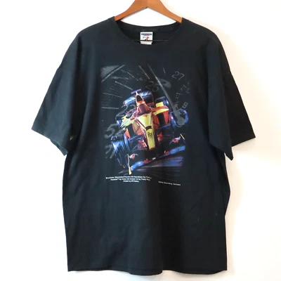 Camisa de Colección Fórmula 1 Indy Car Tony Hogue Art Jerzees Etiqueta Para Hombre XL 90s Foto 1 de 4