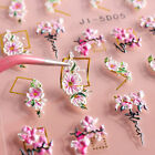 Nail Art Stickers 5D Flowers Manicure Decals Cherry Blossom Nail Accessory