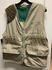 Shooting Hunting Vest - Small/Medium Pocket on Back Removable Unisex Vintage - Picture 1 of 6
