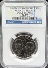 2013 D 5-Star Generals Commemorative Clad Half Dollar Ngc Ms69 Early Releases