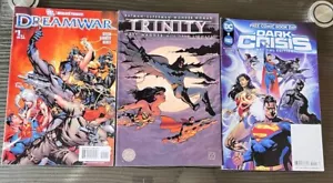 3 Comic Bundle: Dreamwar, Trinity, Dark Crisis - Batman/Superman/Wonderwoman - Picture 1 of 9