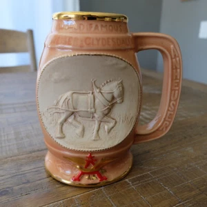 1992 Anheuser Bush – Budweiser Creation of James Jim B Beam Beer Stein - Picture 1 of 6