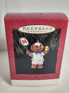 Hallmark 1994 Practice Makes Perfect Tennis Christmas Ornament In Original Box - Picture 1 of 12