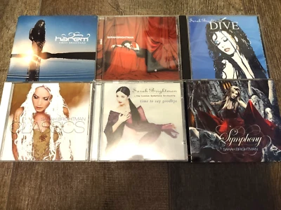Sarah Brightman 6 CD Lot (Classics, Dive, Symphony, Say Goodbye, Harem & Eden) - Image 1 of 4