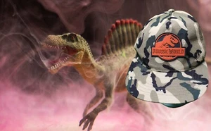 Niños Jóvenes Jurassic World Parque Jurásico Gorra Camuflaje Sombrero Snapback Dinasaur - Imagen 1 de 7