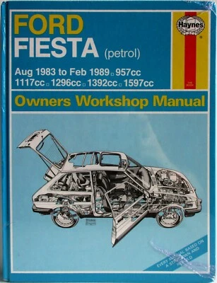 Haynes - Ford Fiesta/Agosto 1983 A Feb 1989 (Benzina) Proprietari Officina -496 - Immagine 1 di 4