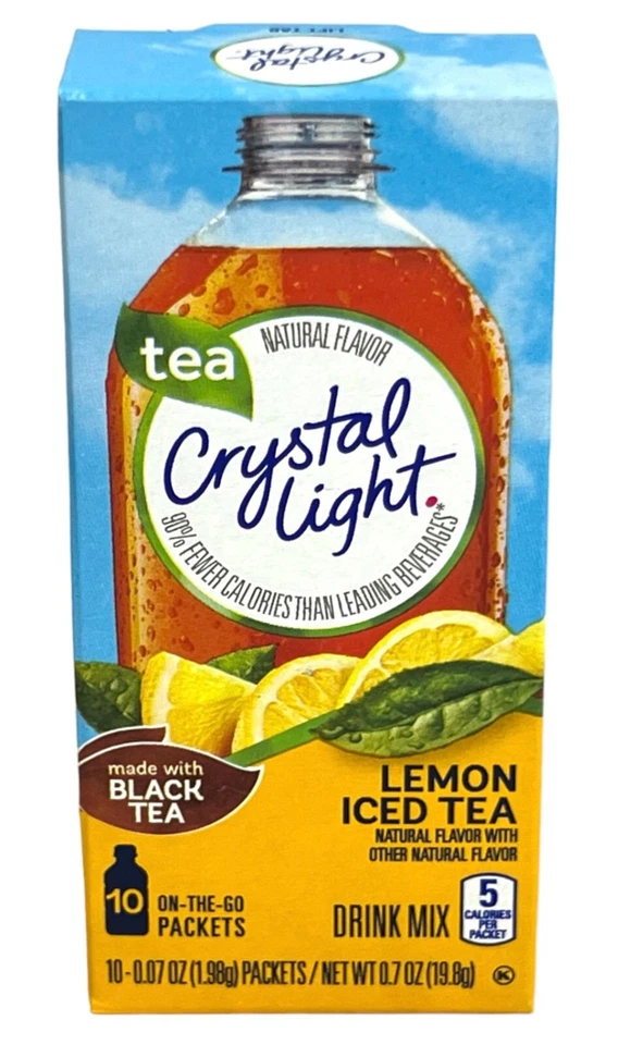 Crystal Light Lemon Iced Tea On the Go Drink Mix 0.7 oz - Image 1 of 1