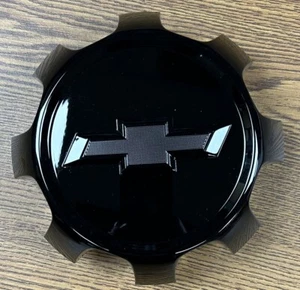 7" Chevrolet Silverado 2500, 3500 SRW Black OEM Center Cap #23378307 single - Picture 1 of 1
