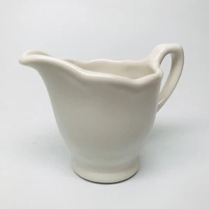 Vtg SYRACUSE CHINA "DAWN" Single CREAMER No Trim WINTHROP WHITE Restaurant USA - Picture 1 of 5