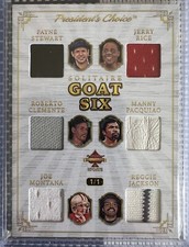 2023 PRESIDENT'S CHOICE SOLITAIRE 2.0 GOAT SIX  Montana Rice Clemente Pacquiao