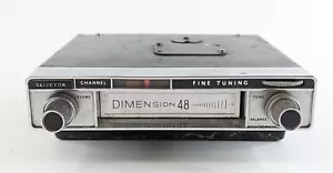 Dimension 48 Automobile Car Stereo 4 8 Track Tape Player Radio Display Japan - Picture 1 of 12