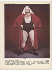 1972-73 Dimanche/Derniere Heure Paul The Butcher Vachon
