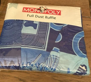Monopoly Pattern Dust Ruffle Full Size 2002 Jay Franco - Bild 1 von 6
