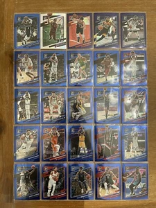 2021-22 Donruss Optic NBA Basketball PRIZM Lot x 25 Cards Blue Velocity Purple - Picture 1 of 13