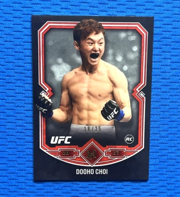*DOOHO CHOI*  ~2017 DEBUT “RED” PARALLEL ROOKIE~ TOPPS UFC MUSEUM *(ROOKIE(/25)* - Image 1 of 4