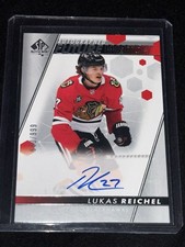 2022-23 Upper Deck SP Authentic Lukas Reichel Future Watch Auto #650/999